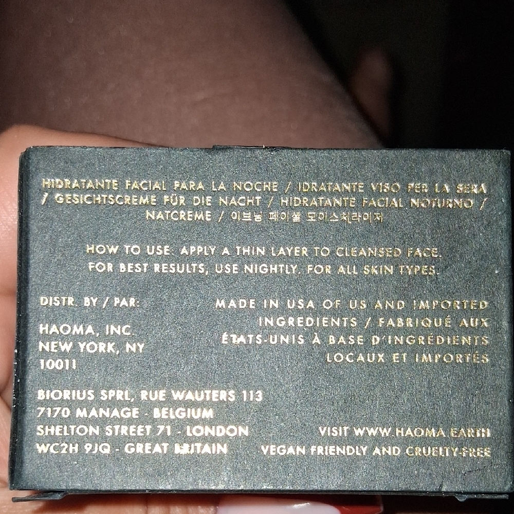 Haoma Night Cream with CBD - Picture 2 of 3